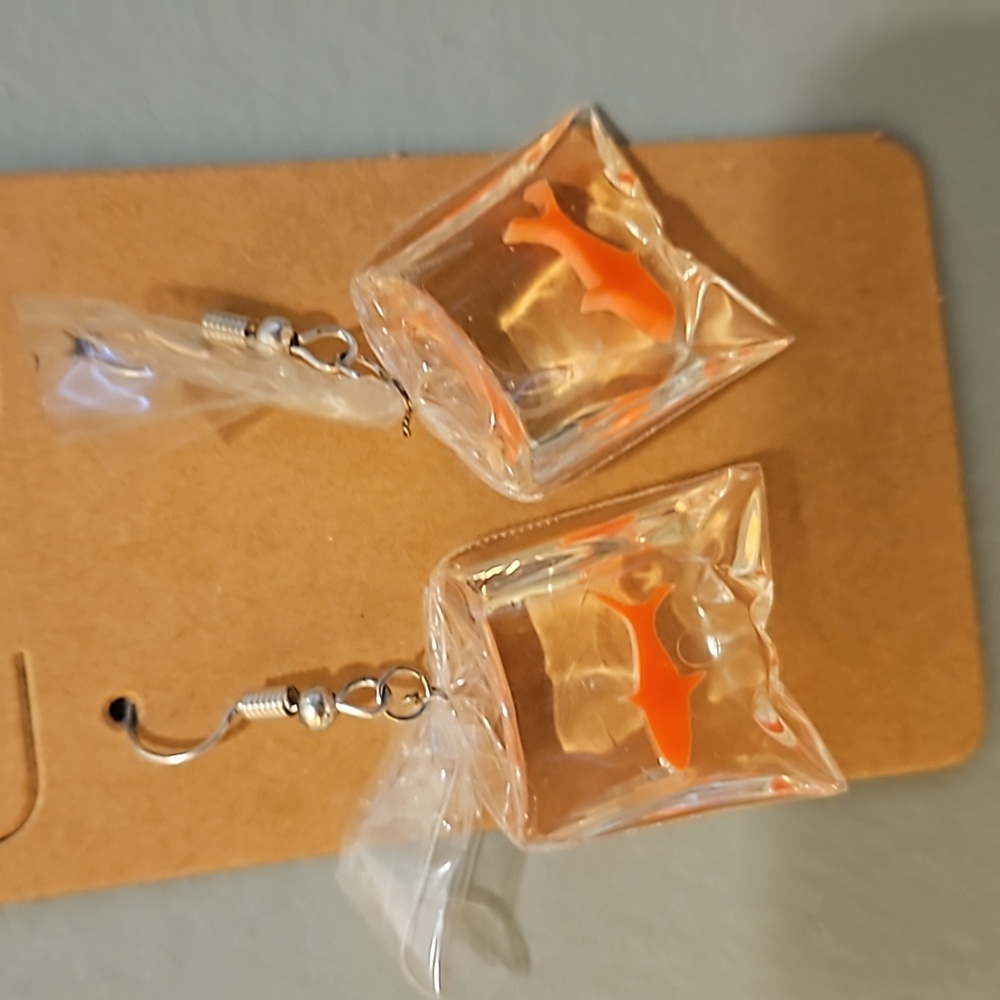 Goldfish earrings